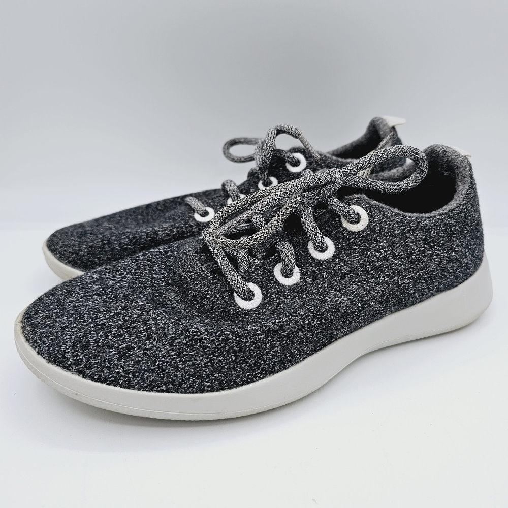 allbirds Women's Natural Grey Wool Runners, size 8